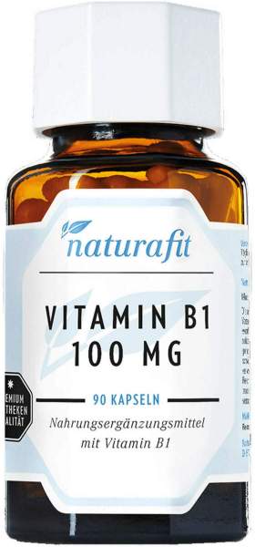 Naturafit Vitamin B1 100 mg Kapseln 90 Stück