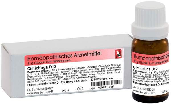 Cimicifuga D12 10 G Globuli
