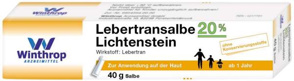 Lebertransalbe 20% Lichtenstein 40g