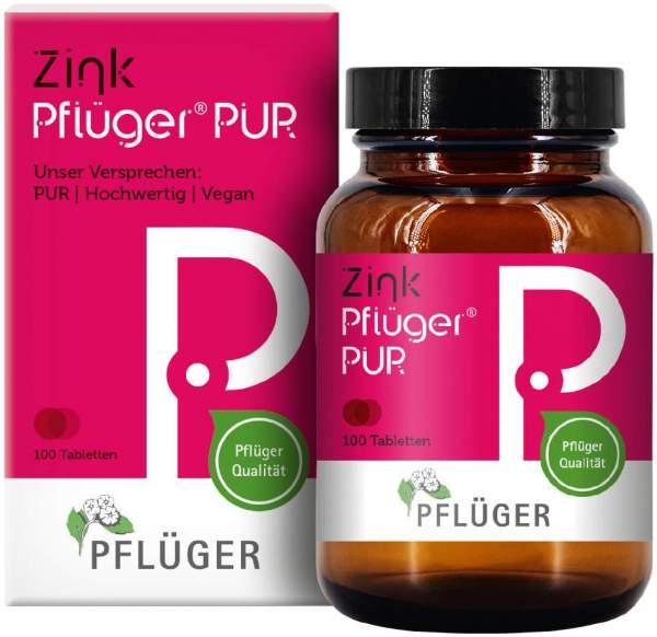 Zink Pflüger Pur 10 mg 100 Tabletten