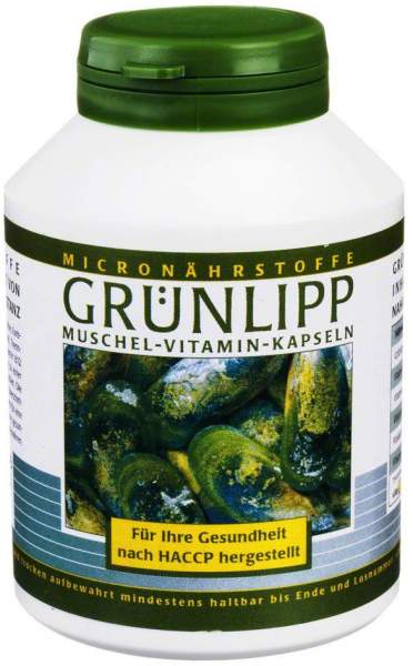 Grünlipp 400 mg + Vitamine 180 Kapseln
