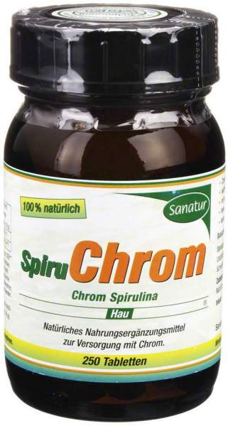 Spiruchrom Chrom Spirulina Nahrungsergänzungsmittel Tabletten
