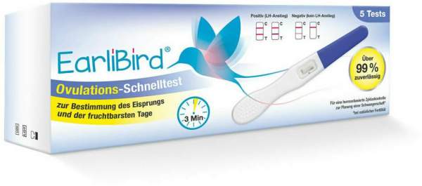 Earlibird Ovulations-Schnelltest 5 Stück