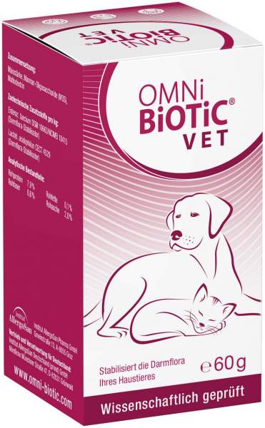 Omni Biotic Vet Cat &amp; Dog 60 g Pulver