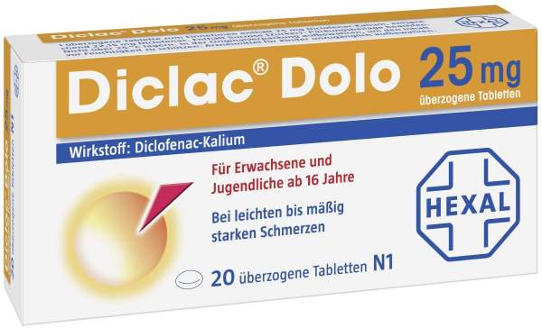 Diclac Dolo 25 mg überzogene Tabletten