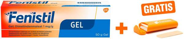Fenistil Gel 50 g + gratis Pflasterbox