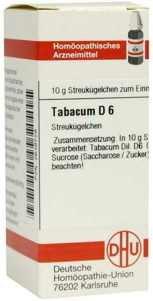 Dhu Tabacum D6 10 G Globuli