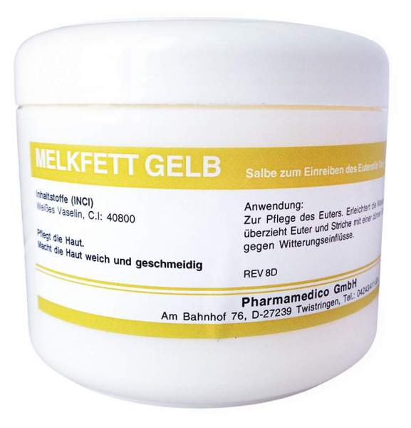 Melkfett Gelb Pusta Salbe vet.