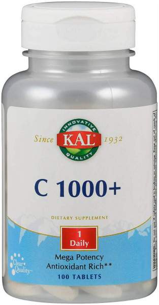 Vitamin C 1000 mg Hagebutte Tabletten 100 Stück