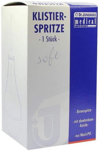 Klistierspritze 340 G Gr. 11 Birnenförmig Weich Pvc 1 Spritze