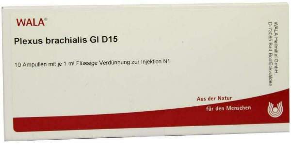 Wala Plexus Brachialis Gl D15 10 X 1 ml Ampullen