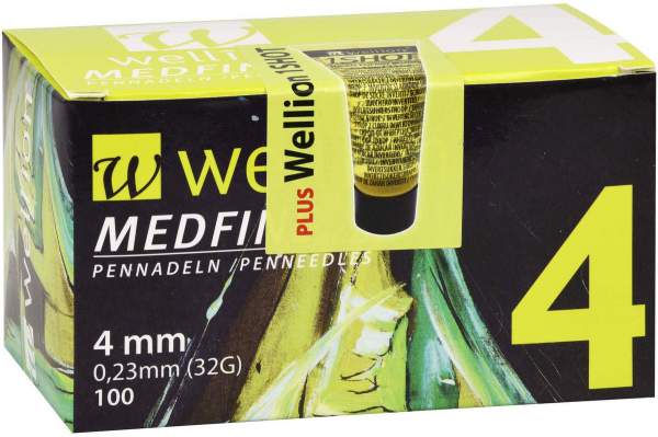 Wellion Medfine Plus Pen-Nadeln 4 mm