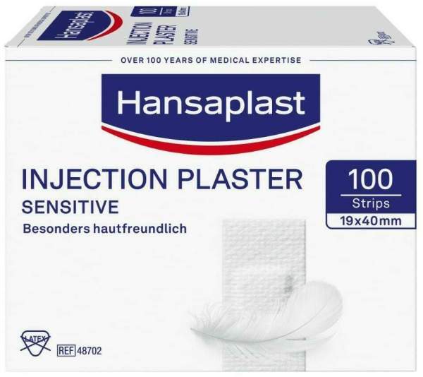 Hansaplast Sensitive Injektionspflaster 1,9 X 4 cm
