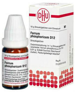 Dhu Ferrum Phosphoricum D12 10 G Globuli