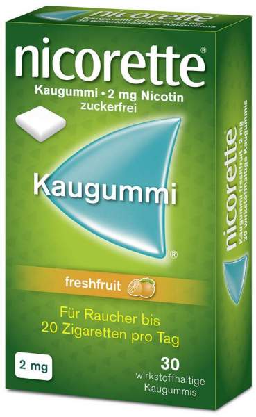 Nicorette 2 mg Freshfruit Kaugummi 30 Stück