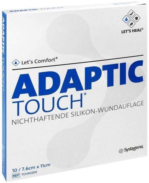 Adaptic Touch 7,6 X 11 cm Non Adhering Silicon Dressing 10...
