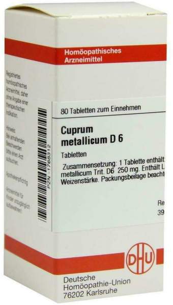 Dhu Cuprum Metallicum D6 80 Tabletten