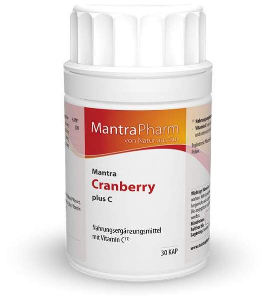 Mantra Cranberry Plus C Kapseln 30 Stück