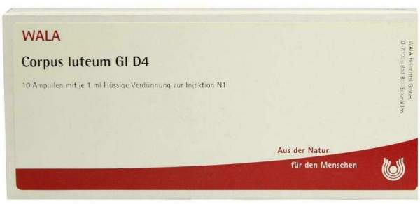 Wala Corpus Luteum Gl D4 10 X 1 ml Ampullen