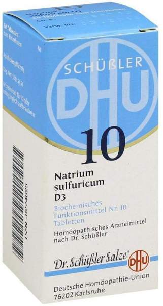 Biochemie Dhu 10 Natrium Sulfuricum D3 Tabletten 80 Tabletten