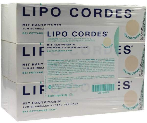 Lipo Cordes Creme 600 G Creme