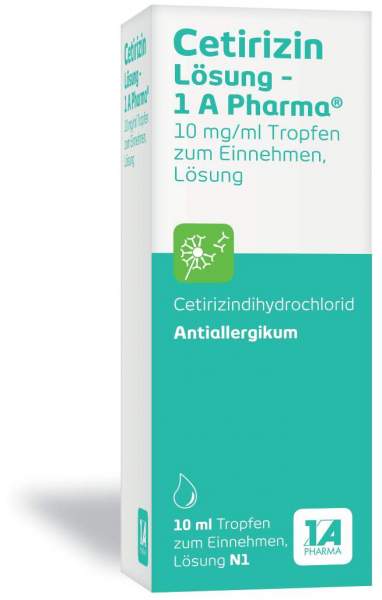 Cetirizin Lösung 1a Pharma 10 ml Lösung