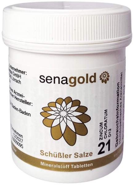 BIOCHEMIE Senagold 21 Zincum chloratum D 12 Tablet