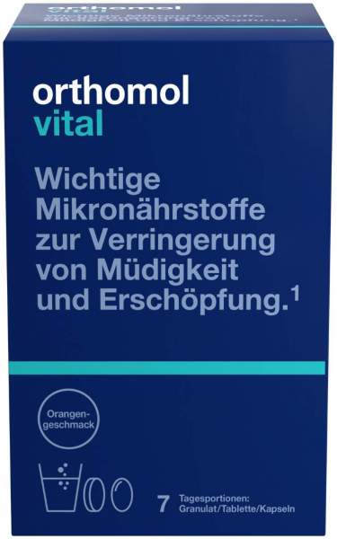 Orthomol Vital 7 Tagesportionen Orange 1 Kombipackung