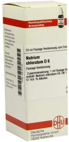 Natrium Chloratum D6 20 ml Dilution