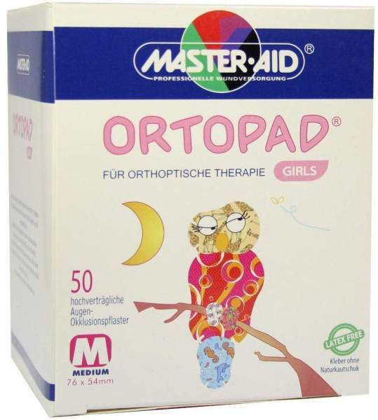 Ortopad For Girls Medium Augenokklusionsspflasche