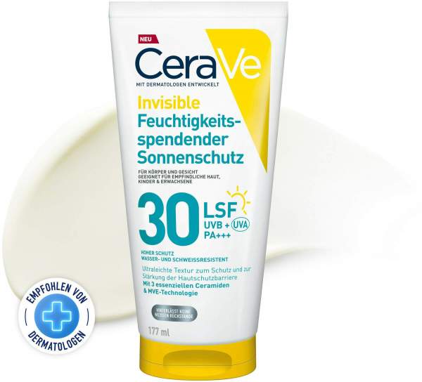 CeraVe Feuchtigkeitsspendender Sonnenschutz LSF 30 177 ml