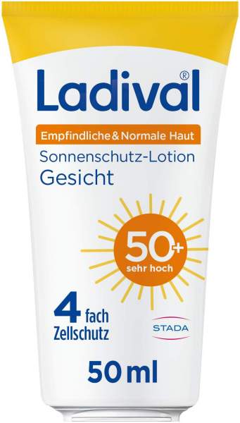 Ladival empfindliche und normale Haut Sonnenschutz-Lotion Gesicht LSF 50+ 50 ml