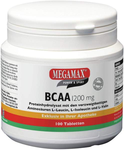 Megamax Bcaa 1200 mg 100 Tabletten