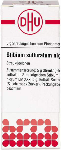 Dhu Stibium Sulfuratum Nigrum Lmxxx Globuli 5 G