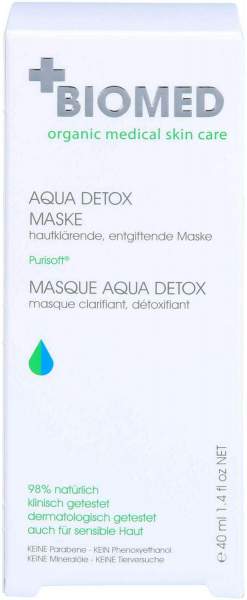Biomed Aqua Detox entgiftende Gesichtsmaske 40 ml