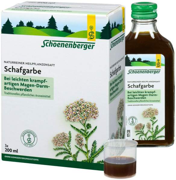 Schafgarben Saft Schoenenberger Heilpflanzensäfte