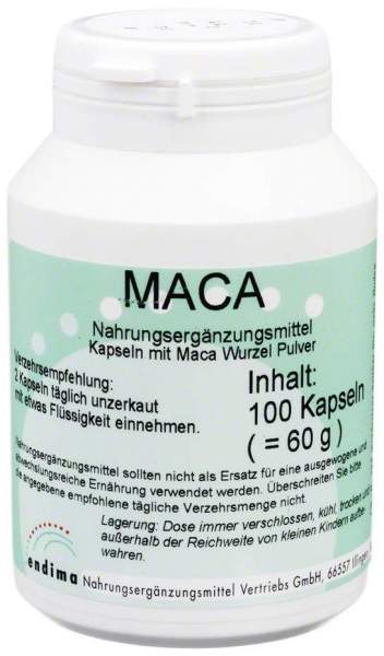 Maca 100 Kapseln Mit Maca Wurzel Pulver