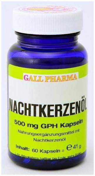 Nachtkerzenöl 500 mg Gph 180 Kapseln