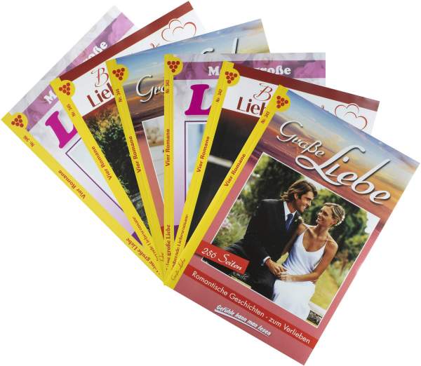 Liebes-Romane 6er Pack 6 Bände mit je 4 Romanen 2025-10