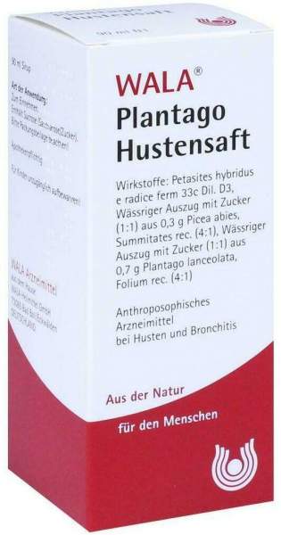 Wala Plantago Hustensaft 90 ml Sirup