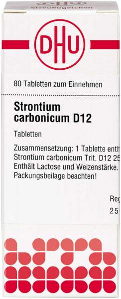 Strontium Carbonicum D 12 Tabletten