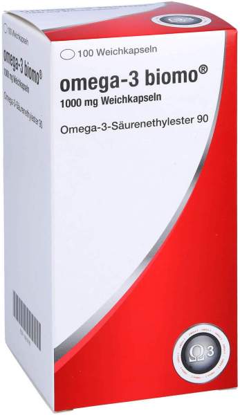 Omega 3 biomo 1.000 mg 100 Weichkapseln