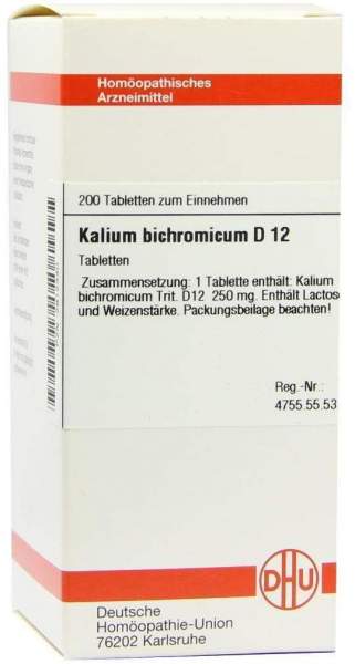 Kalium Bichromicum D12 Tabletten 200 Tabletten