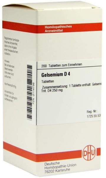 Gelsemium D 4 200 Tabletten