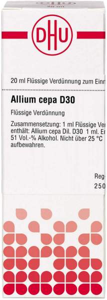 Dhu Allium Cepa D30 Dilution 20 ml