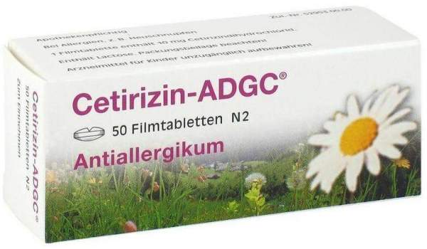 Cetirizin ADGC Antiallergikum 50 Filmtabletten
