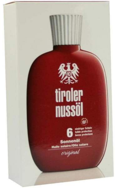 Tiroler Nussöl Original 75 ml Sonnenöl Wasserfest Lsf 6