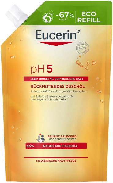 Eucerin pH5 Duschöl 400 ml Nachfüllbeutel empfindliche Haut