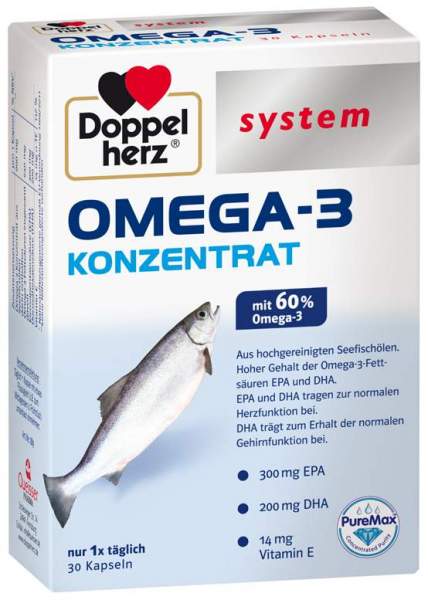 Doppelherz Omega-3 Konzentrat System 30 Kapseln