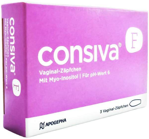 Consiva F Vaginal-Zäpfchen 3 Stück
